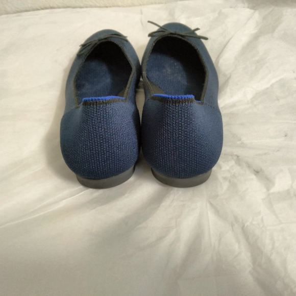 ROTHY’S Comfort Shoes dark Navy  Classic Ballet  Rounded Toe Sz 6 - Picture 12 of 15